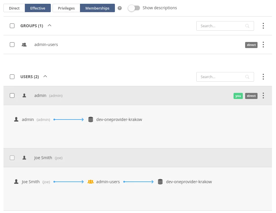 screen-cluster-member-membership