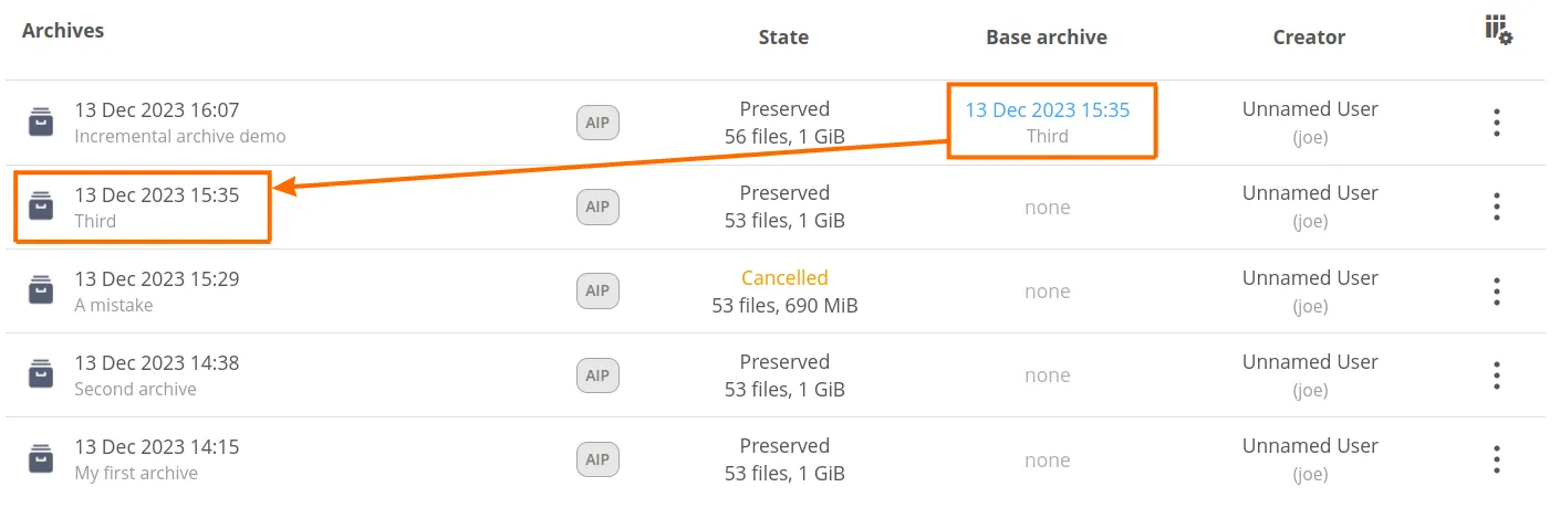 screen-incremental-archive-on-list