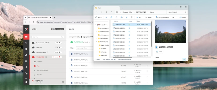 Community contribution: Onedata Drive 25.1 for Windows officially released