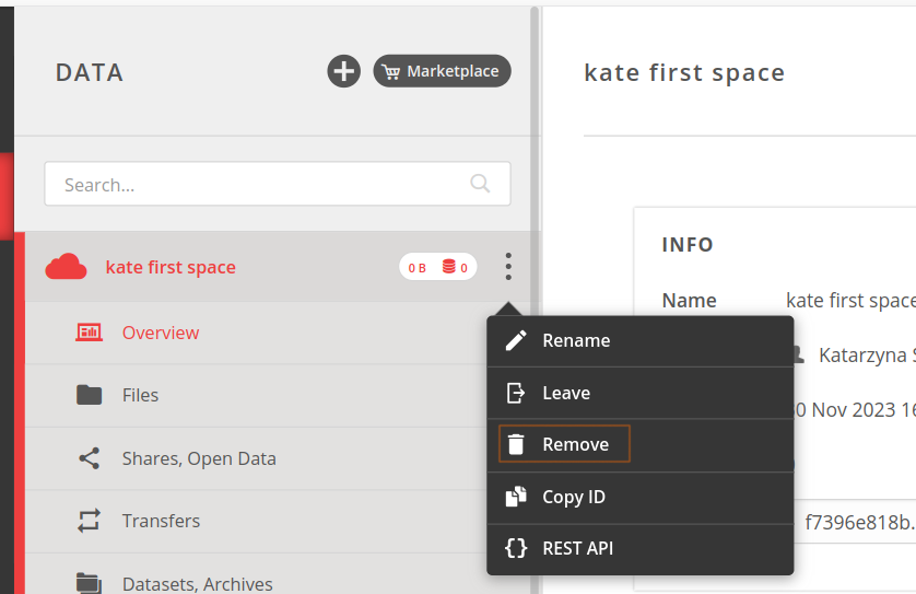 screenshot centered