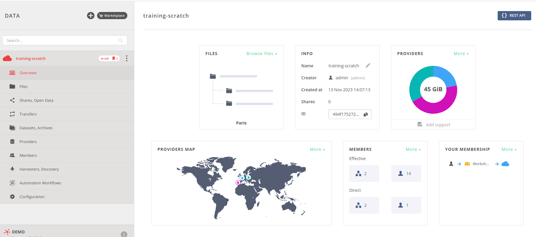 screenshot centered